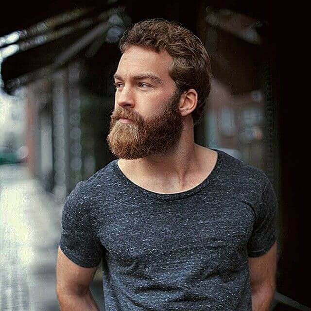 Hombre con barba crecida